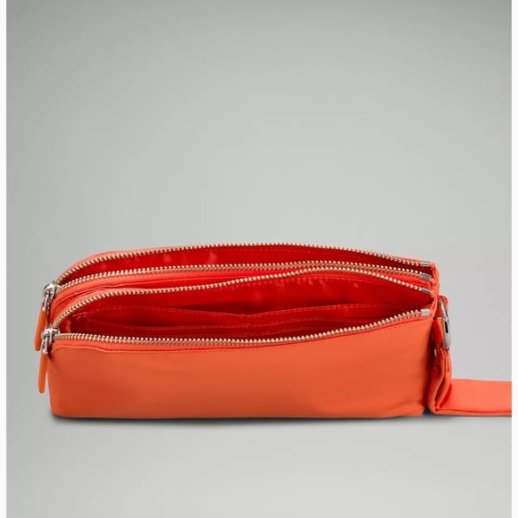 🌞LULULEMON NOW AND ALWAYS POUCH/BAG*PUFFY-WARM CORAL🌞 - Picture 5 of 11